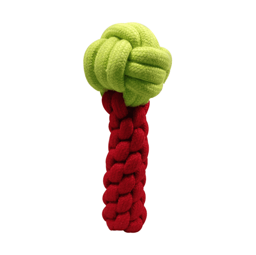 Hiputee Knotted Durable Mic Teething Rope Toy for Dogs (Assorted)
