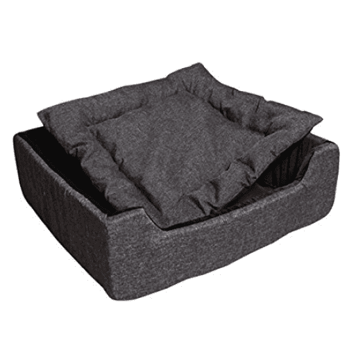 Hiputee Super Soft Rectangular Shaped Velvet Bed For Pets(45 x 21 x 37.5 cm)