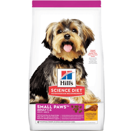Hills Science Diet Chicken Meal & Brown Rice Recipe Small Paws Adult Dry Dog Food