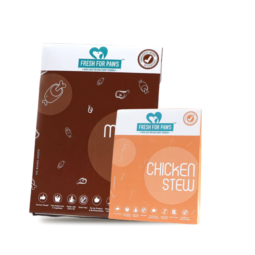 Fresh For Paws Mutton Liver Stew & Chicken Stew Dog Wet Wet Food