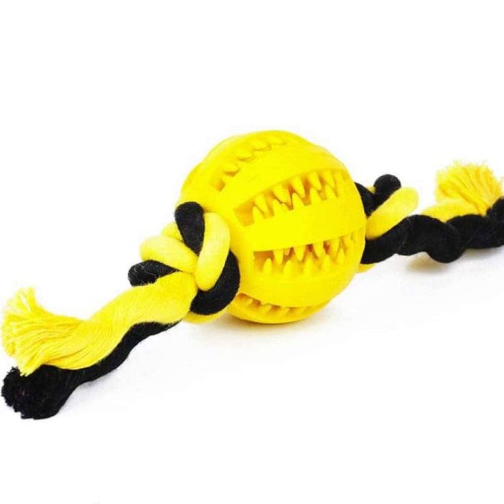 Emily Pets Chew Ball with Cotton Rope for Dogs (Medium)